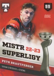 Brautferger Petr 22-23 GOAL Cards Tatran Střešovice #18