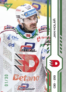 Kolář Jan 2025 Tipsport ELH Play Off Green #368 Kolář Jan 2025 Tipsport ELH Play Off Green #368