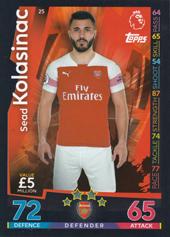 Kolašinac Sead 18-19 Topps Match Attax PL #25