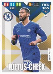 Loftus-Cheek Ruben 19-20 Panini Adrenalyn XL FIFA 365 #25