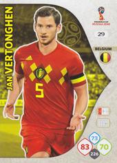 Vertonghen Jan 2018 Panini Adrenalyn XL World Cup #29