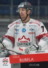 Bubela Miloš 20-21 Slovakian Bratislava Capitals #33