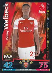 Welbeck Danny 18-19 Topps Match Attax PL #34