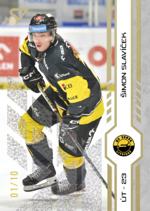 Slavíček Šimon 2025 Tipsport ELH Play Off Gold #387 Slavíček Šimon 2025 Tipsport ELH Play Off Gold #387