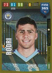 Rodri 19-20 Panini Adrenalyn XL FIFA 365 Impact Signing #49