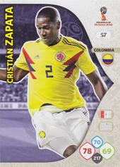 Zapata Cristián 2018 Panini Adrenalyn XL World Cup #57