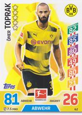 Toprak Ömer 17-18 Topps Match Attax BL #62