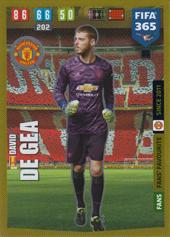 de Gea David 19-20 Panini Adrenalyn XL FIFA 365 Fans Favourite #65