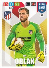 Oblak Jan 19-20 Panini Adrenalyn XL FIFA 365 #88