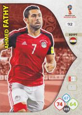 Fathy Ahmed 2018 Panini Adrenalyn XL World Cup #92