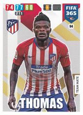 Partey Thomas 19-20 Panini Adrenalyn XL FIFA 365 #94