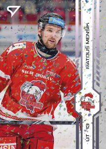 Menšík Matouš 2025 Tipsport ELH Play Off Violet #431 Menšík Matouš 2025 Tipsport ELH Play Off Violet #431