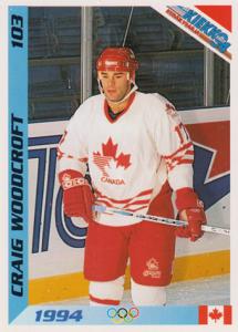 Woodcroft Craig 1994 Finnish Jää Kiekko #103
