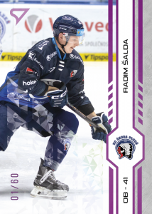 Šalda Radim 2025 Tipsport ELH Play Off Purple #439