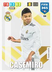 Casemiro 19-20 Panini Adrenalyn XL FIFA 365 #130