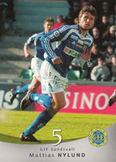 Nylund Mattias 2004 The Card Cabinet Allsvenskan #134