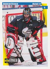 Verner Andrew 97-98 UD Choice Swedish Hockey #134