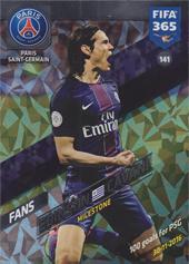 Cavani Edinson 17-18 Panini Adrenalyn XL FIFA 365 Milestone #141