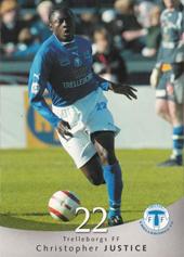 Christopher Justice 2004 The Card Cabinet Allsvenskan #154