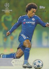 Willian 15-16 Topps UEFA CL Showcase Green #160