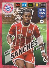 Sanches Renato 17-18 Panini Adrenalyn XL FIFA 365 #168