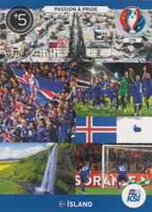 Iceland 2016 Panini Adrenalyn XL EURO Passion and Pride #170