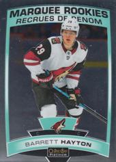 Hayton Barrett 19-20 O-Pee-Chee Platinum Marquee Rookies #181