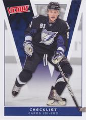 Stamkos Steven 10-11 Upper Deck Victory Checklist #200