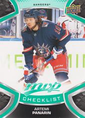 Panarin Artemi 21-22 Upper Deck MVP Checklist #200