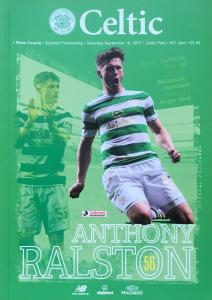 Zápasový bulletin Celtic Glasgow-Ross County (16.9.2017)