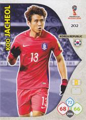 Jacheol Koo 2018 Panini Adrenalyn XL World Cup #202