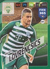 Lovrencsics Balázs 17-18 Panini Adrenalyn XL FIFA 365 #207