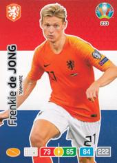 de Jong Frenkie 2020 Panini Adrenalyn XL EURO #233