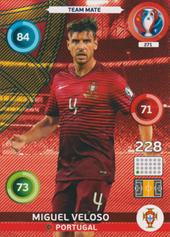 Veloso Miguel 2016 Panini Adrenalyn XL EURO #271