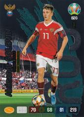 Golovin Aleksandr 2020 Panini Adrenalyn XL EURO Fans Favourite #294