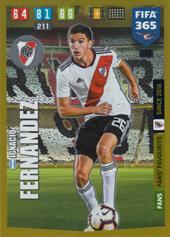 Fernández Nacho 19-20 Panini Adrenalyn XL FIFA 365 Fans Favourite #300