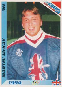 McKay Martin 1994 Finnish Jää Kiekko #311
