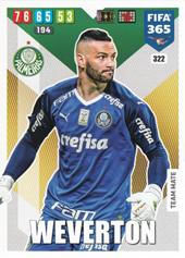 Weverton 19-20 Panini Adrenalyn XL FIFA 365 #322