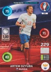 Dzyuba Artem 2016 Panini Adrenalyn XL EURO Goal Machine #327