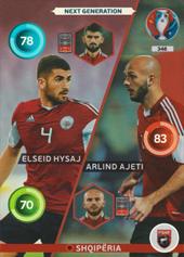 Hysaj Ajeti 2016 Panini Adrenalyn XL EURO Next Generation #348