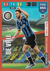 de Vrij Stefan 19-20 Panini Adrenalyn XL FIFA 365 Defensive Rock #350