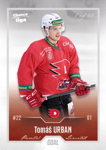 Urban Tomáš 22-23 GOAL Cards Chance liga Silver #353