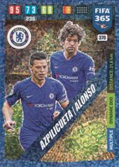 Azpilicueta Alonso 19-20 Panini Adrenalyn XL FIFA 365 Dynamic Duo #370