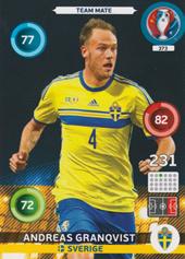 Granqvist Andreas 2016 Panini Adrenalyn XL EURO #373