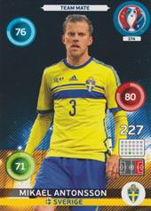 Antonsson Mikael 2016 Panini Adrenalyn XL EURO #374