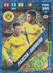 Piszczek Guerreiro 19-20 Panini Adrenalyn XL FIFA 365 Dynamic Duo #376