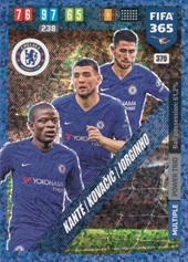 Kanté Kovačić Jorginho 19-20 Panini Adrenalyn XL FIFA 365 Power Trio #379