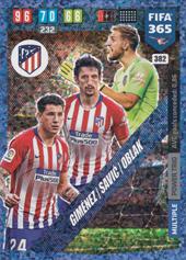 Giménez Savić Oblak 19-20 Panini Adrenalyn XL FIFA 365 Power Trio #382