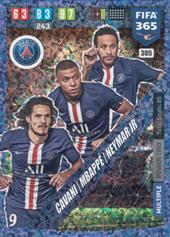 Cavani Mbappé Neymar 19-20 Panini Adrenalyn XL FIFA 365 Power Trio #385