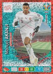 Akanji Manuel 2020 Panini Adrenalyn XL EURO Defensive Rock #404